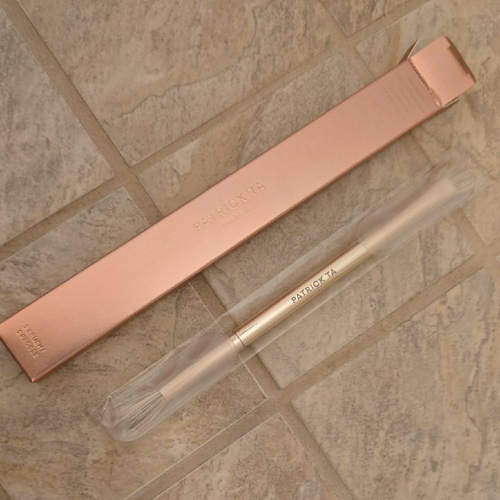 PATRICK TA Dual Ended Precision Nose Contour Brush